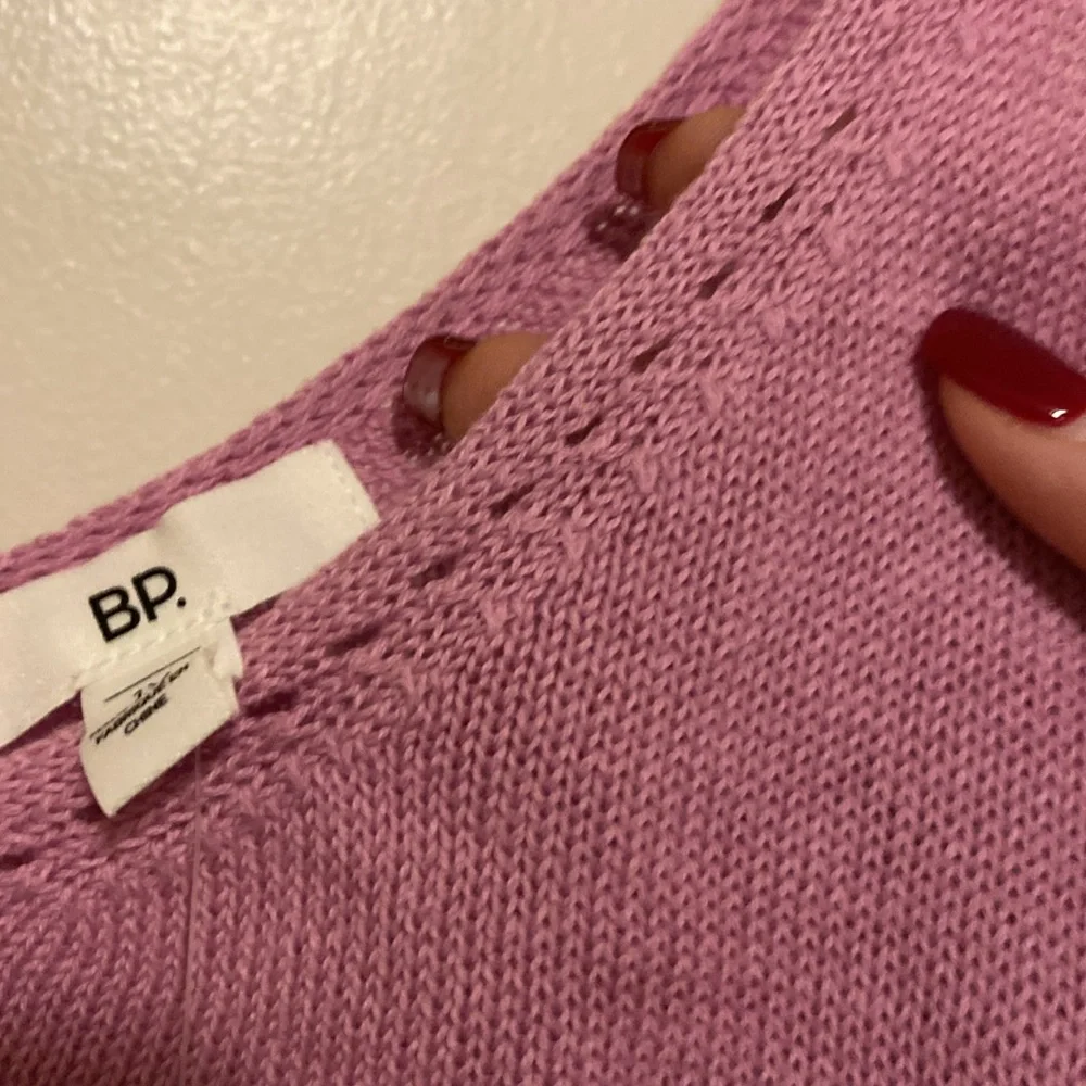 🎀 5/$20 🎀 NWT Bp Knit Crochet Tank Top Tulip size in purple tulip - Picture 9 of 13